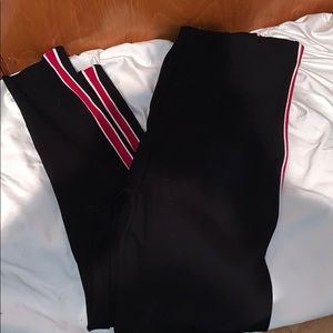 High waisted, thick leggings